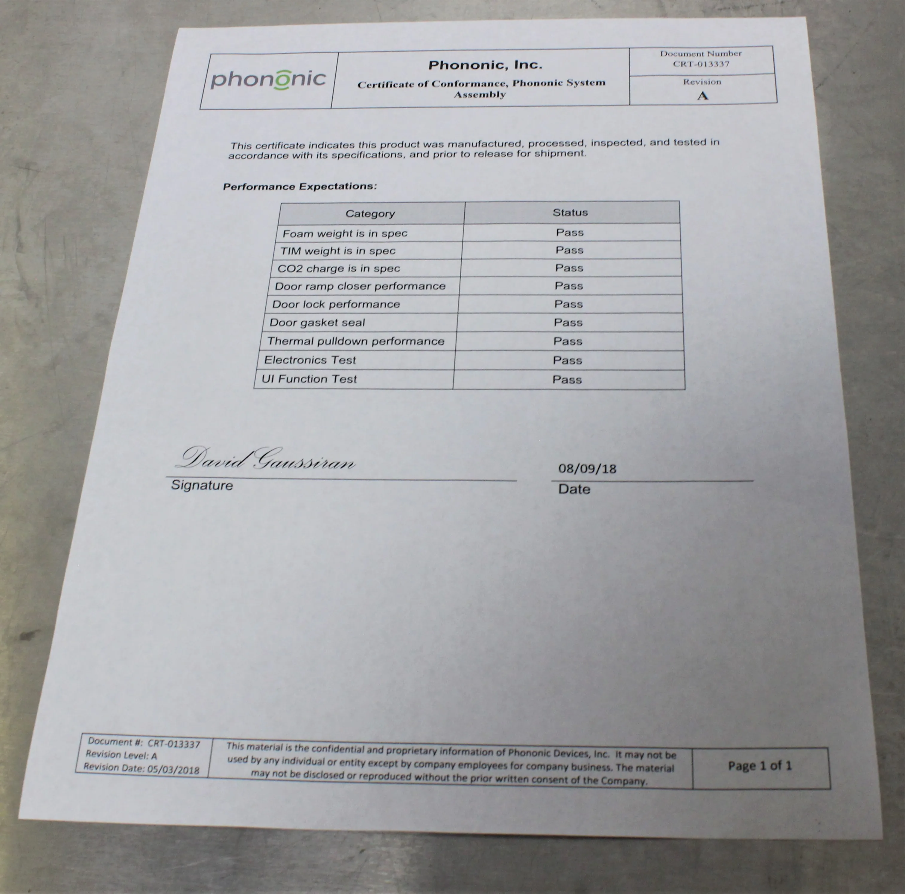 Fisherbrand Undercounter Refrigerators FBG505GA (Storage)