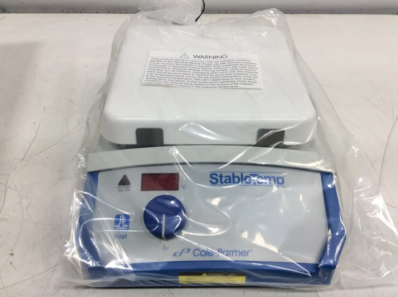 Cole Parmer StableTemp Hotplate Cat.03405-10 Lab Equipment