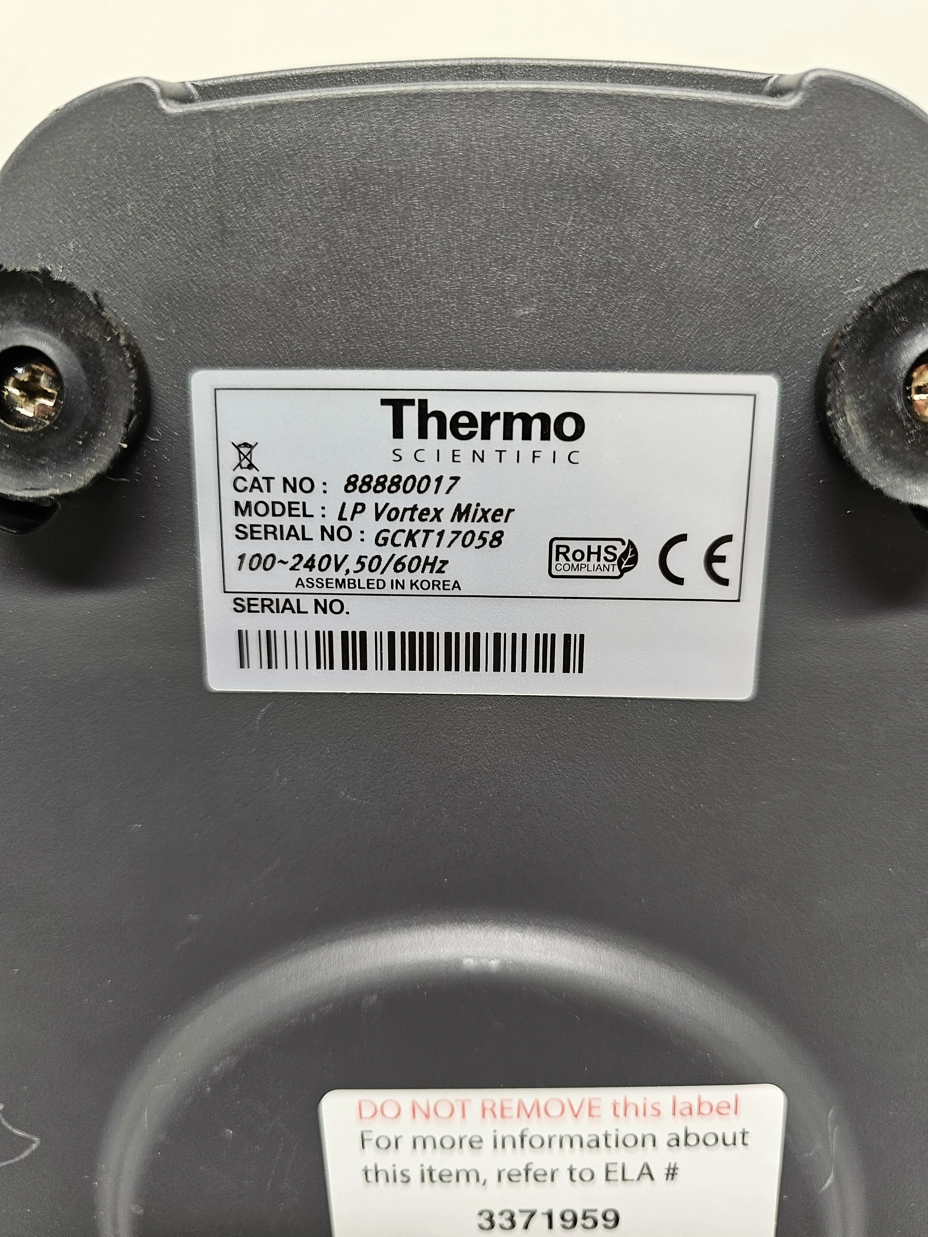 Thermo Scientific LP Vortex Mixer 88880017