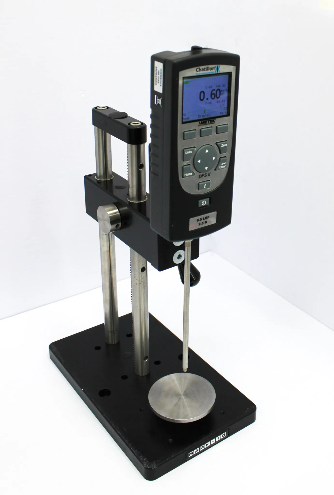 MARK-10 Chatillon DFS2-250G Force Measurement Test Stand ES10