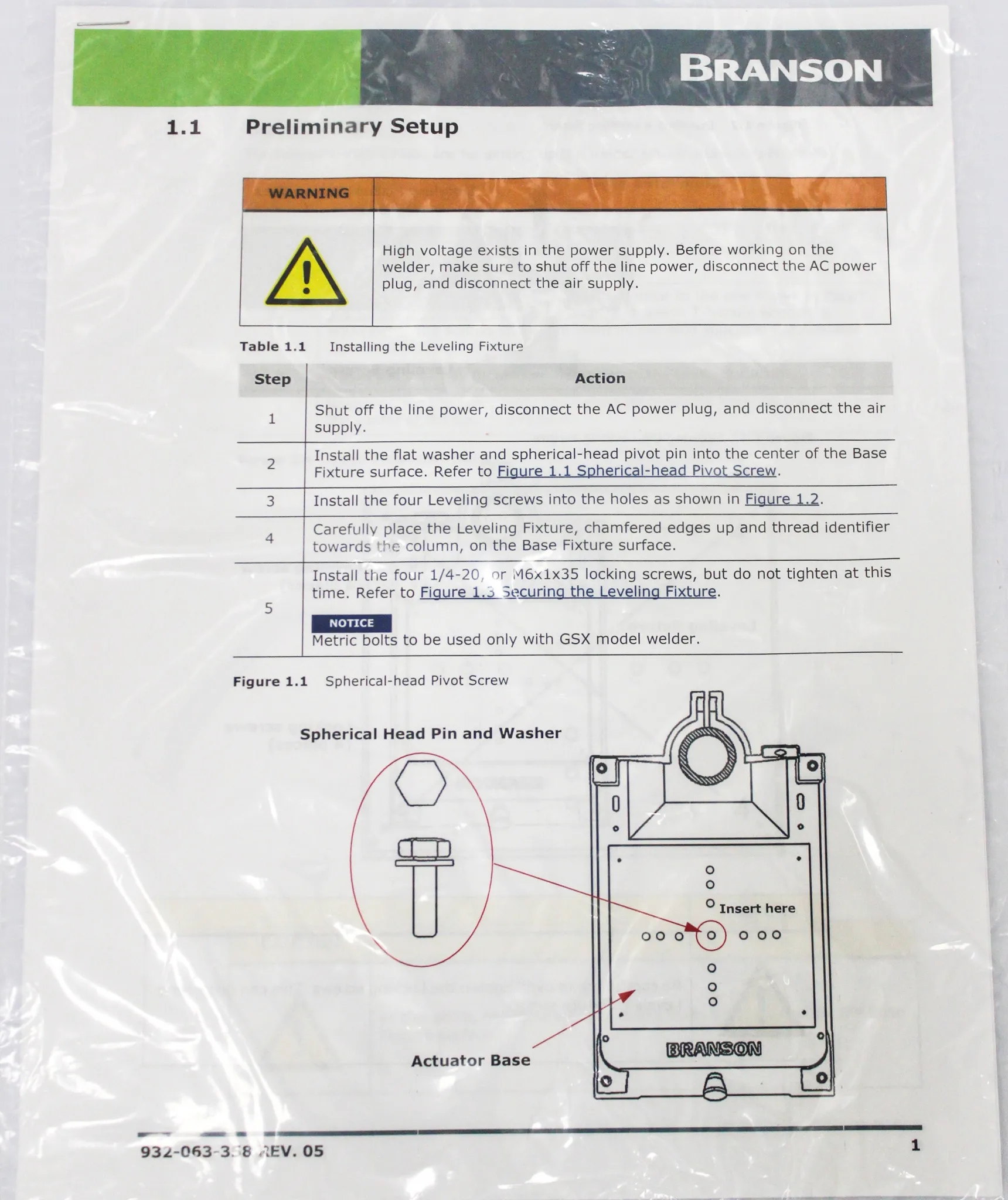 Branson Emerson Misc. Accessories and Parts Kit with Watson-Marlow Peristaltic Pump 4 Roller Pumphead 314D