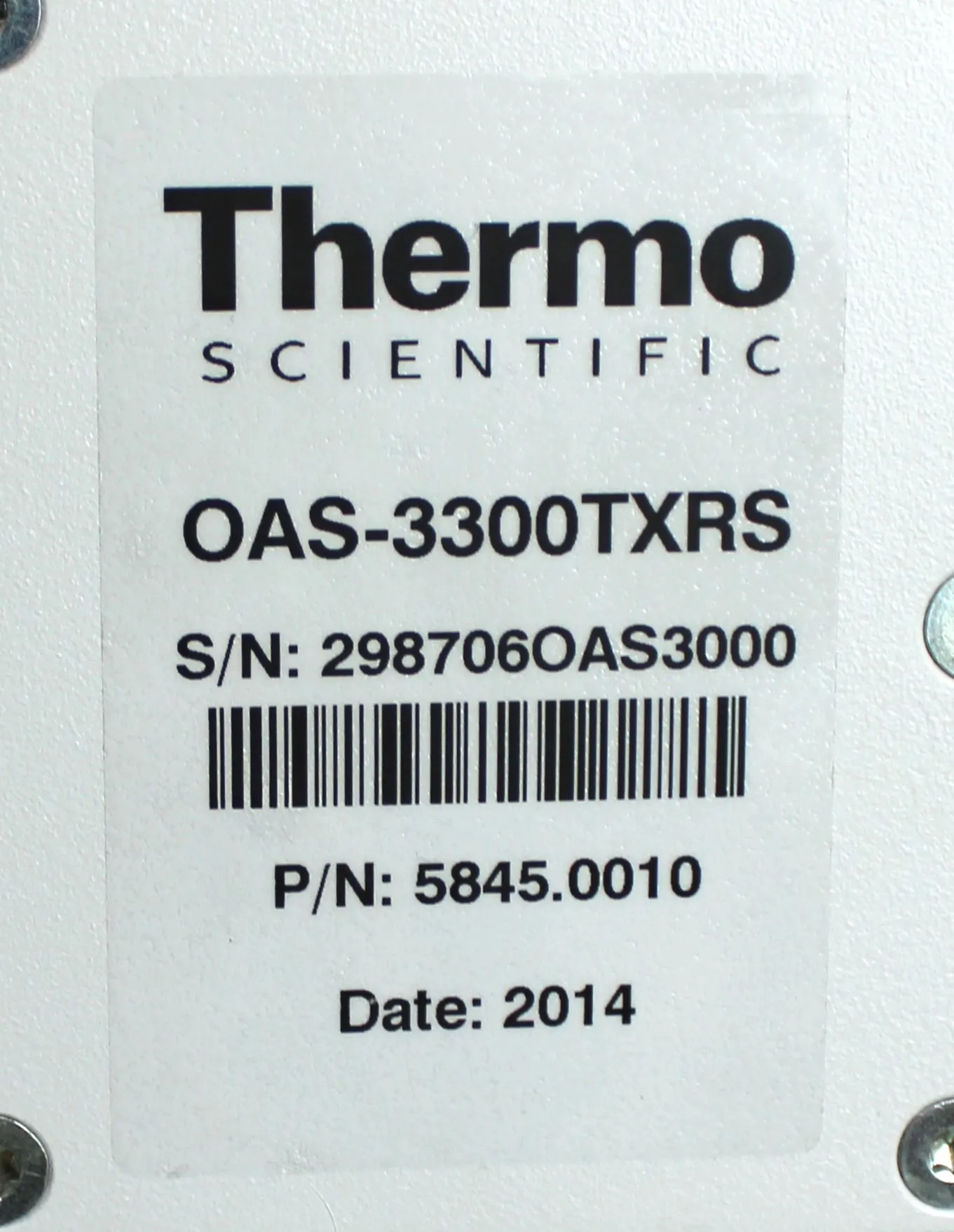 Thermo Scientific Dionex UltiMate 3000 Open Autosampler OAS-3300TXRS 5845.0010