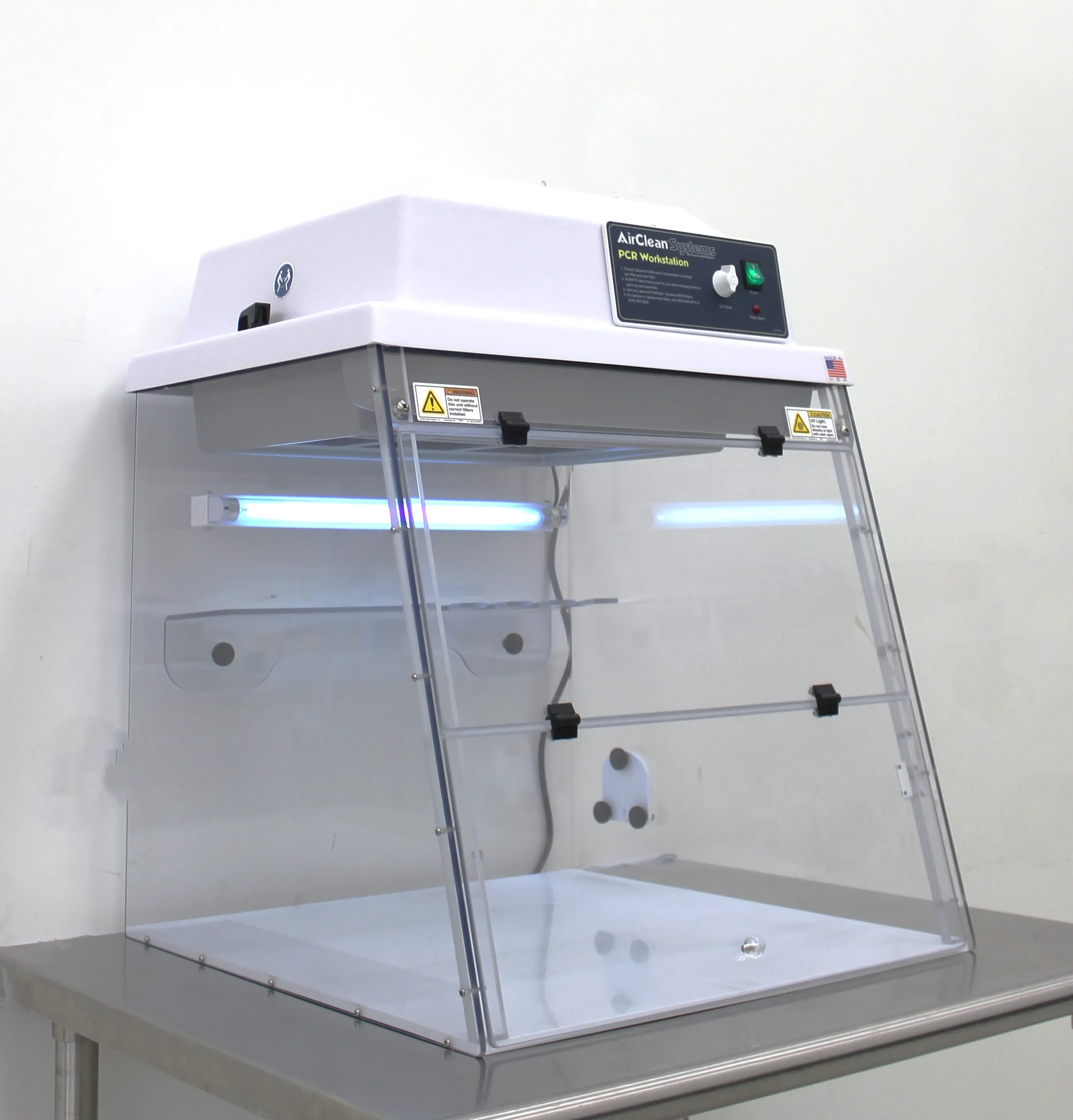 AirClean Systems PCR workstation Model: AC624LFUV