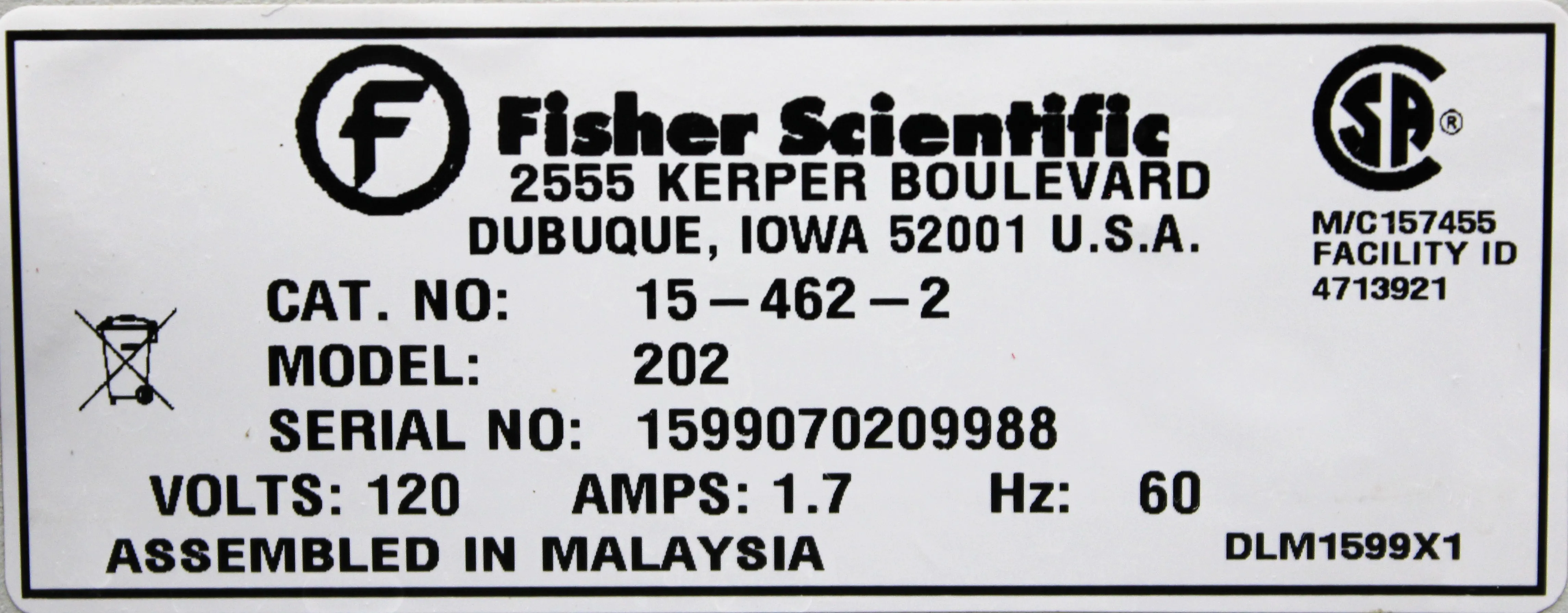 Fisher Scientific 202 Digital Water Bath