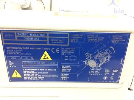 Sogevac SV65 BI FC Vacuum Pump - Used