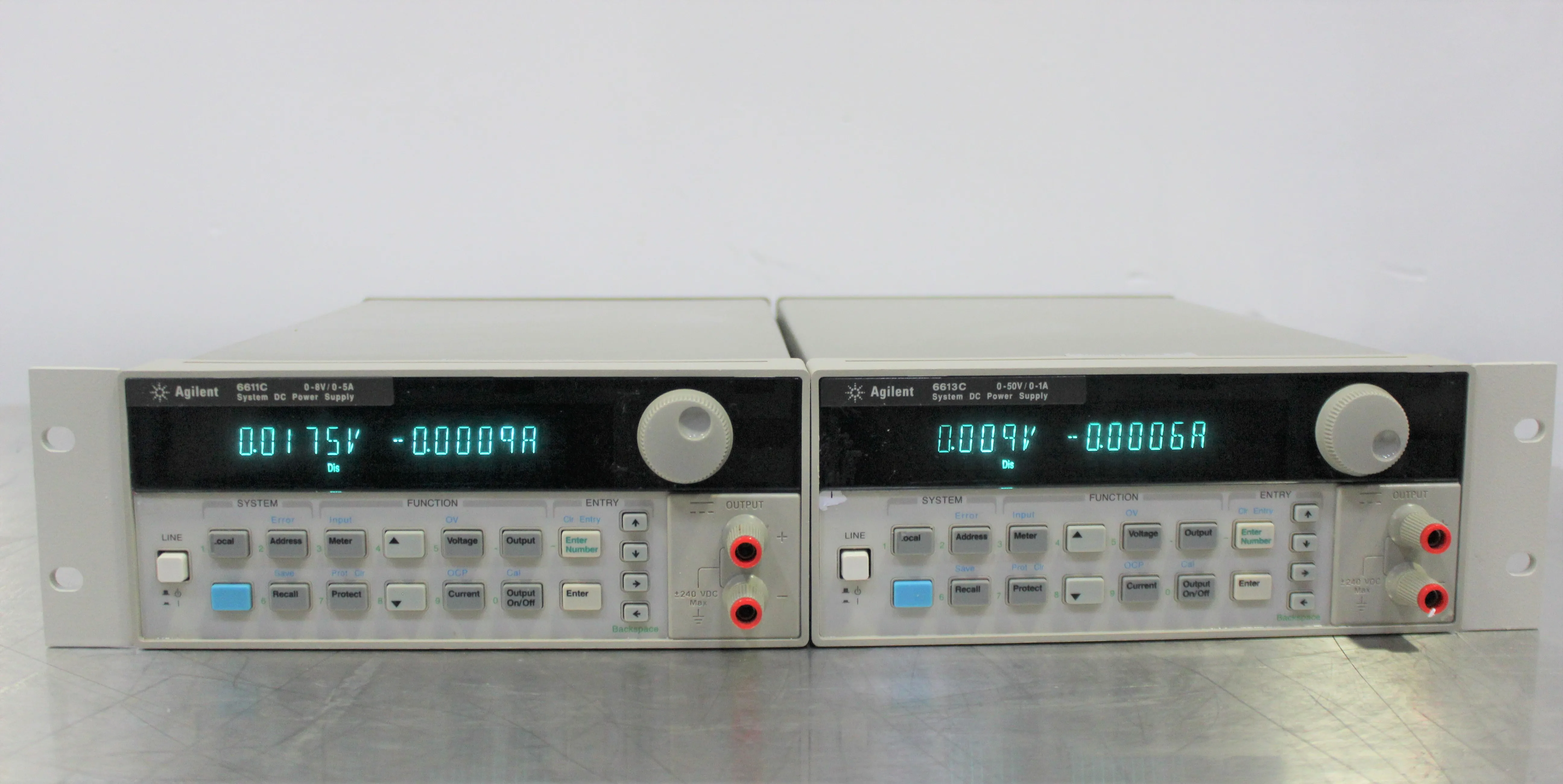 Agilent 6611C and 6613C System DC Power Supply - Used Laboratory Equipment 120V 60Hz US