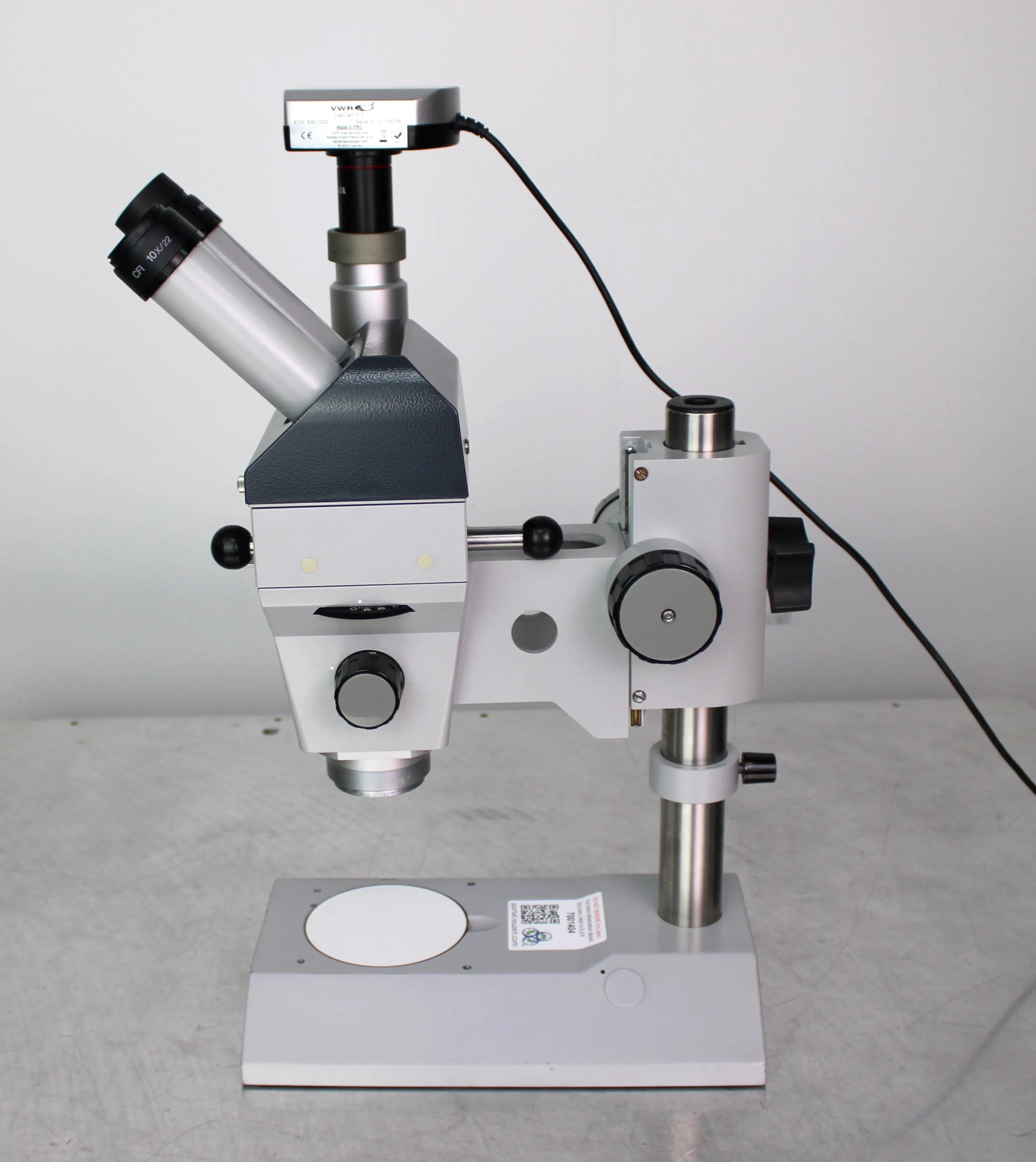 Used Zeiss 455052-9901 Microscope with VWR Visicam 5.0