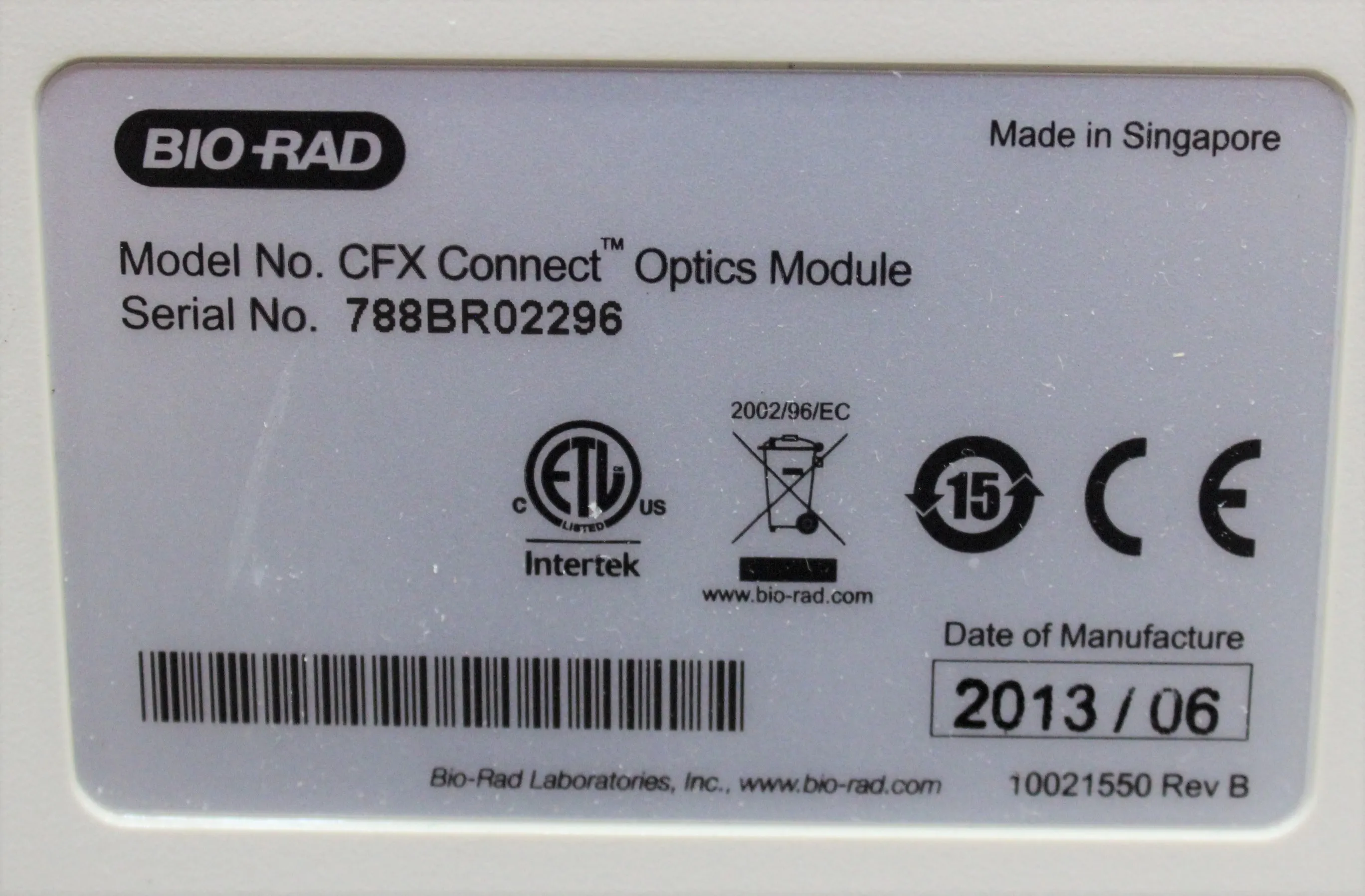 Bio Rad CFX Connect Real-Time PCR