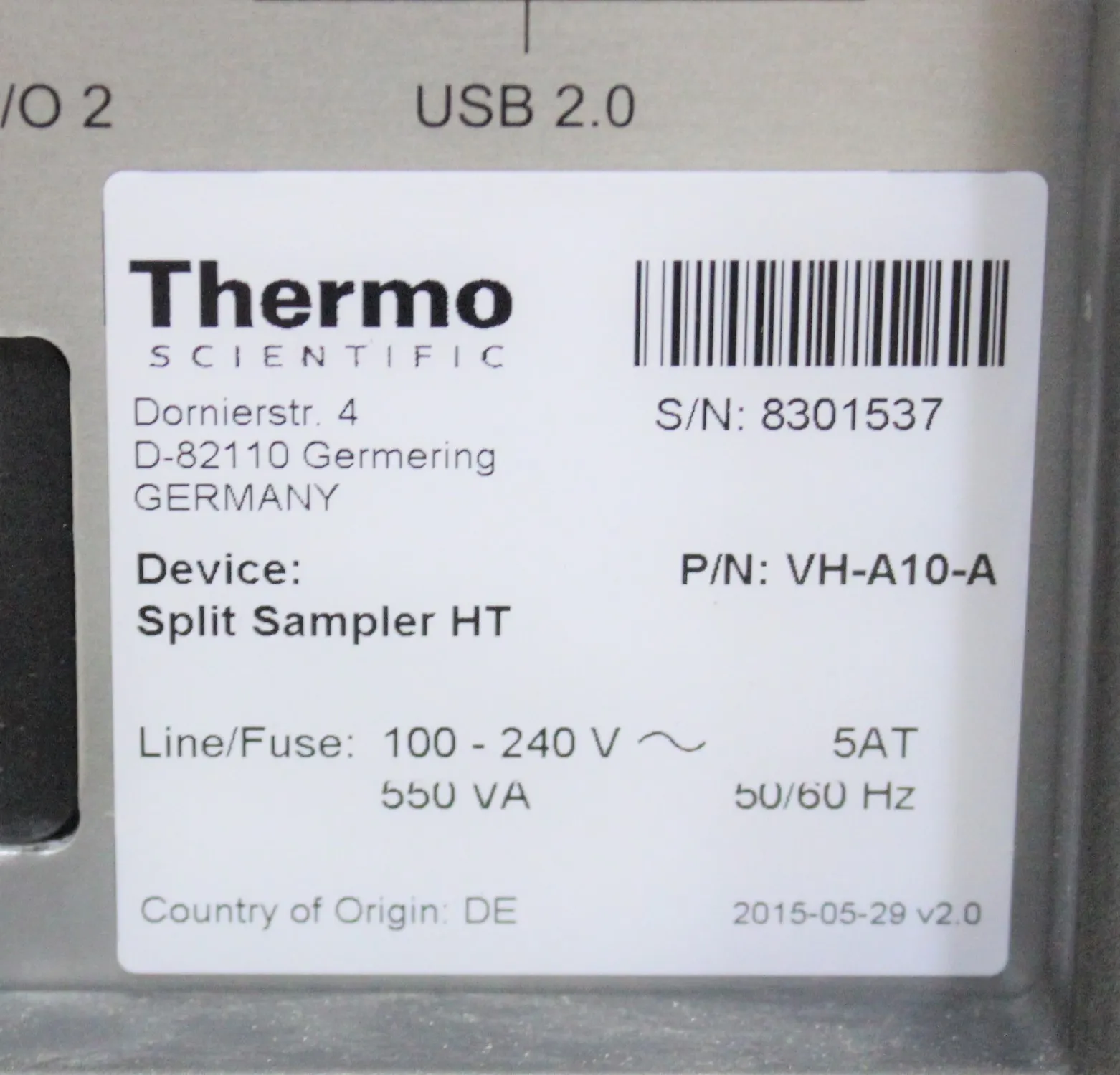 Thermo Scientific Vanquish UHPLC Split Sampler HT-Auto Sampler - 8301537 Used