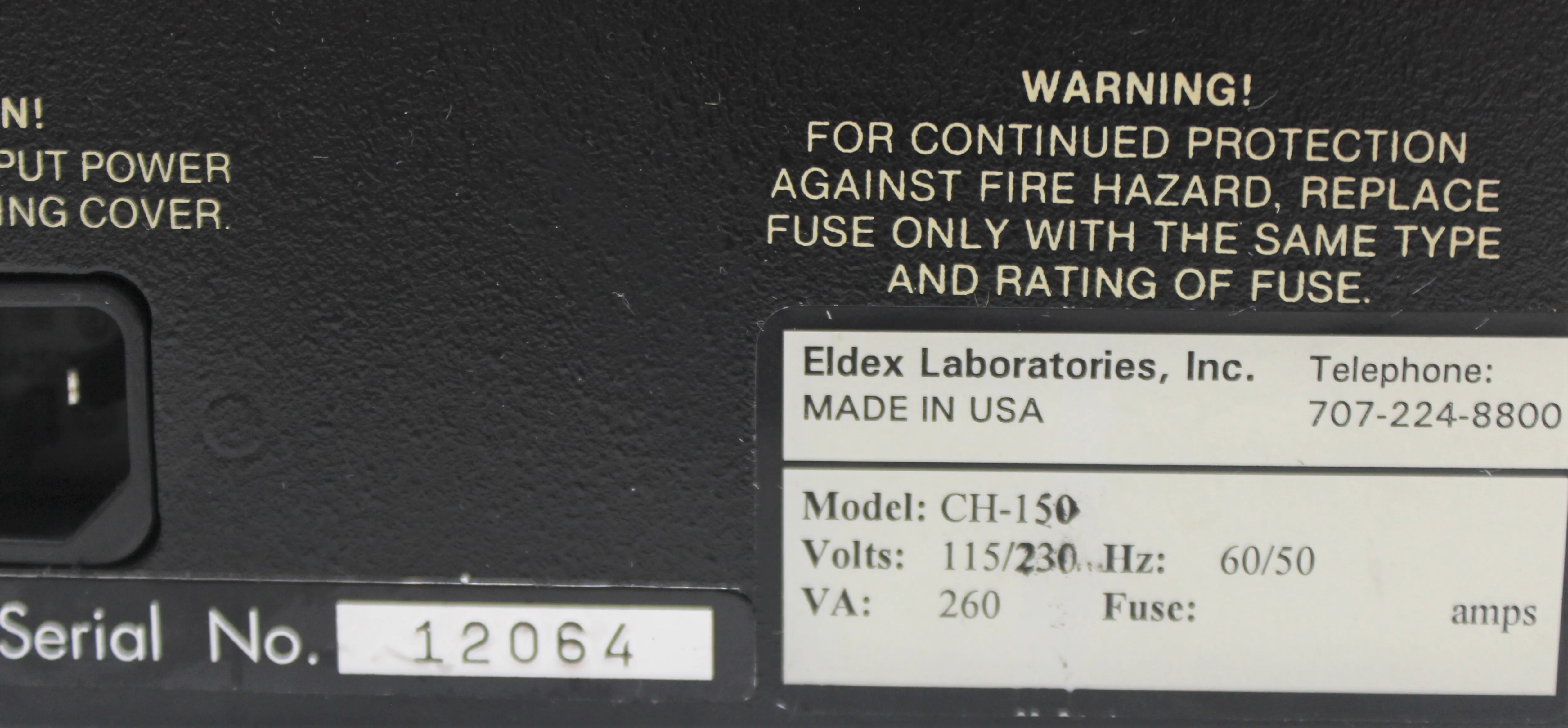 Eldex Laboratories CH-150 Column Oven HPLC / FPLC / GC / CE 120V/220V 50Hz/60Hz