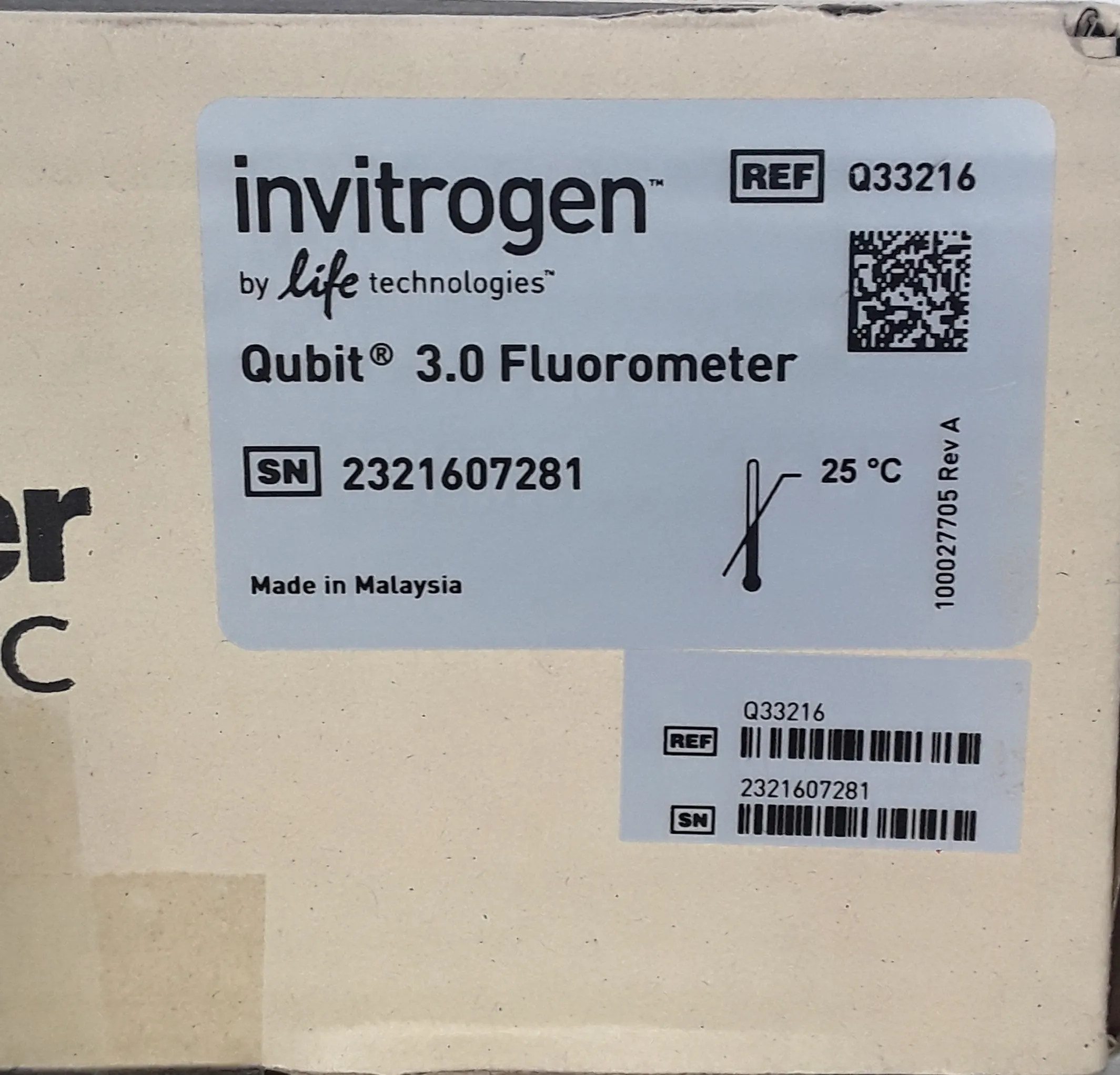 Invitrogen Q33216 Hybridization System Molecular Biology Equipment Used Lab