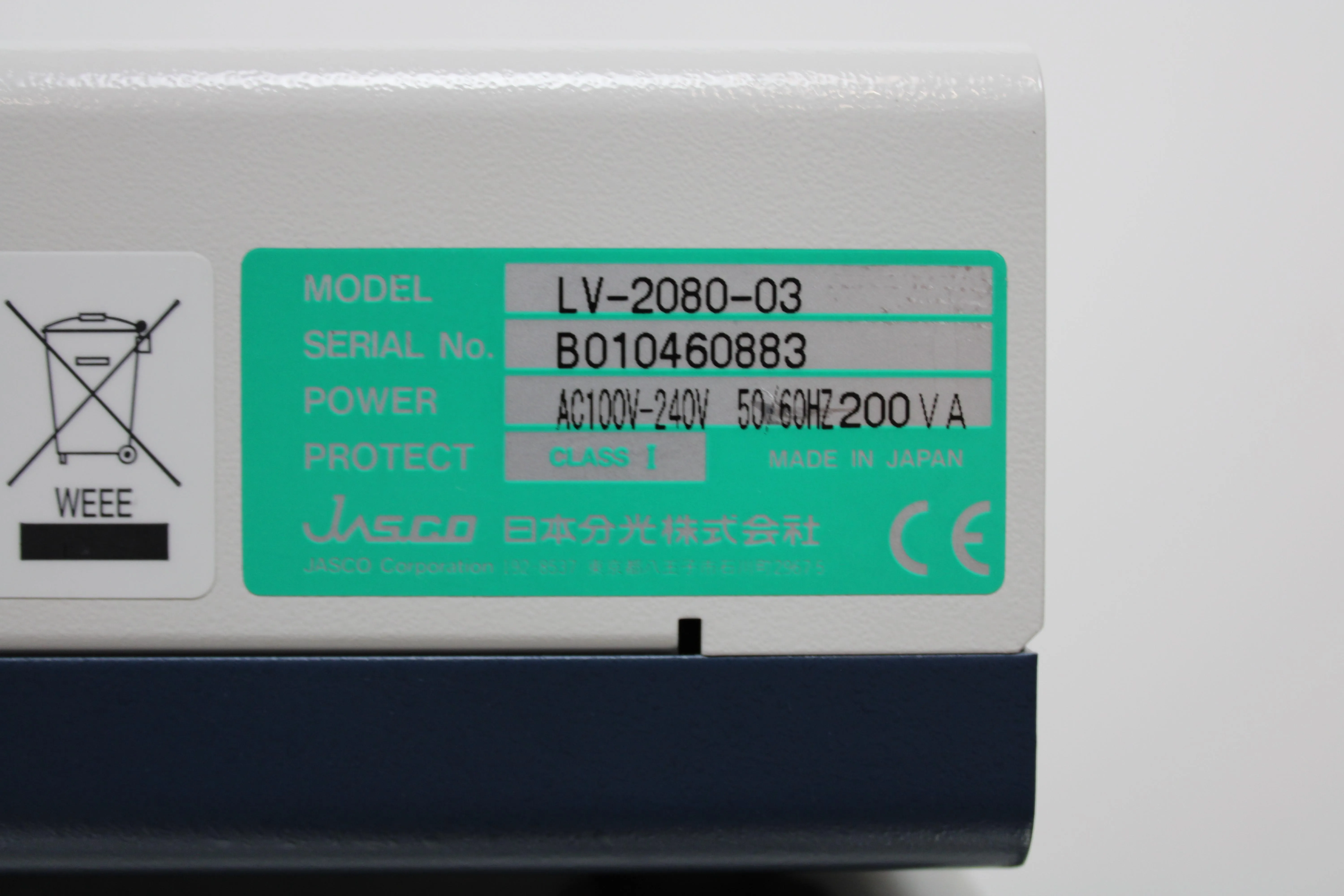 JASCO HPLC System DG-1580-53 LC-NET II/ADC UV-2075 LV-2080-03 PU-2080-03 PU-2080 AS-2055i