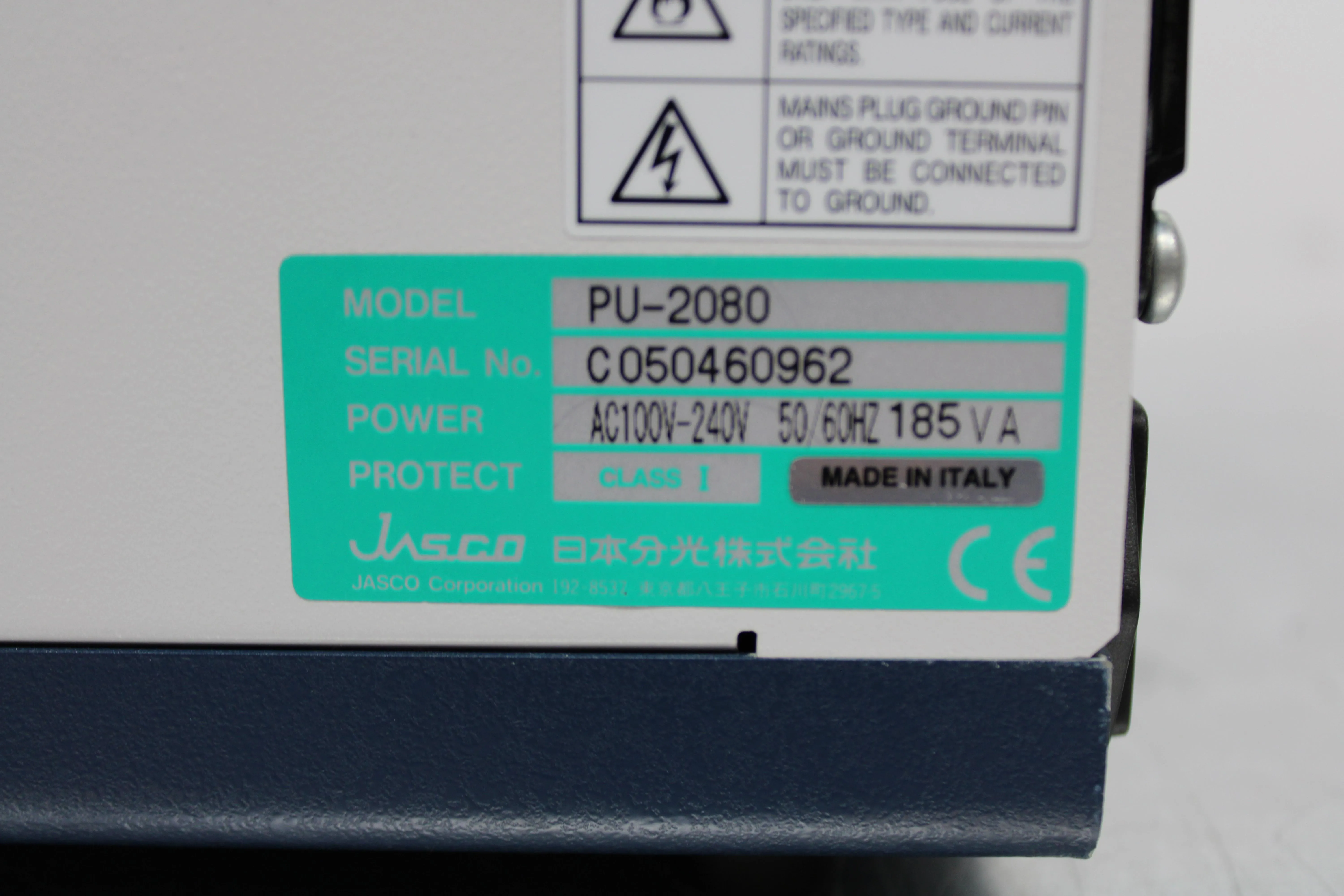 JASCO HPLC System DG-1580-53 LC-NET II/ADC UV-2075 LV-2080-03 PU-2080-03 PU-2080 AS-2055i