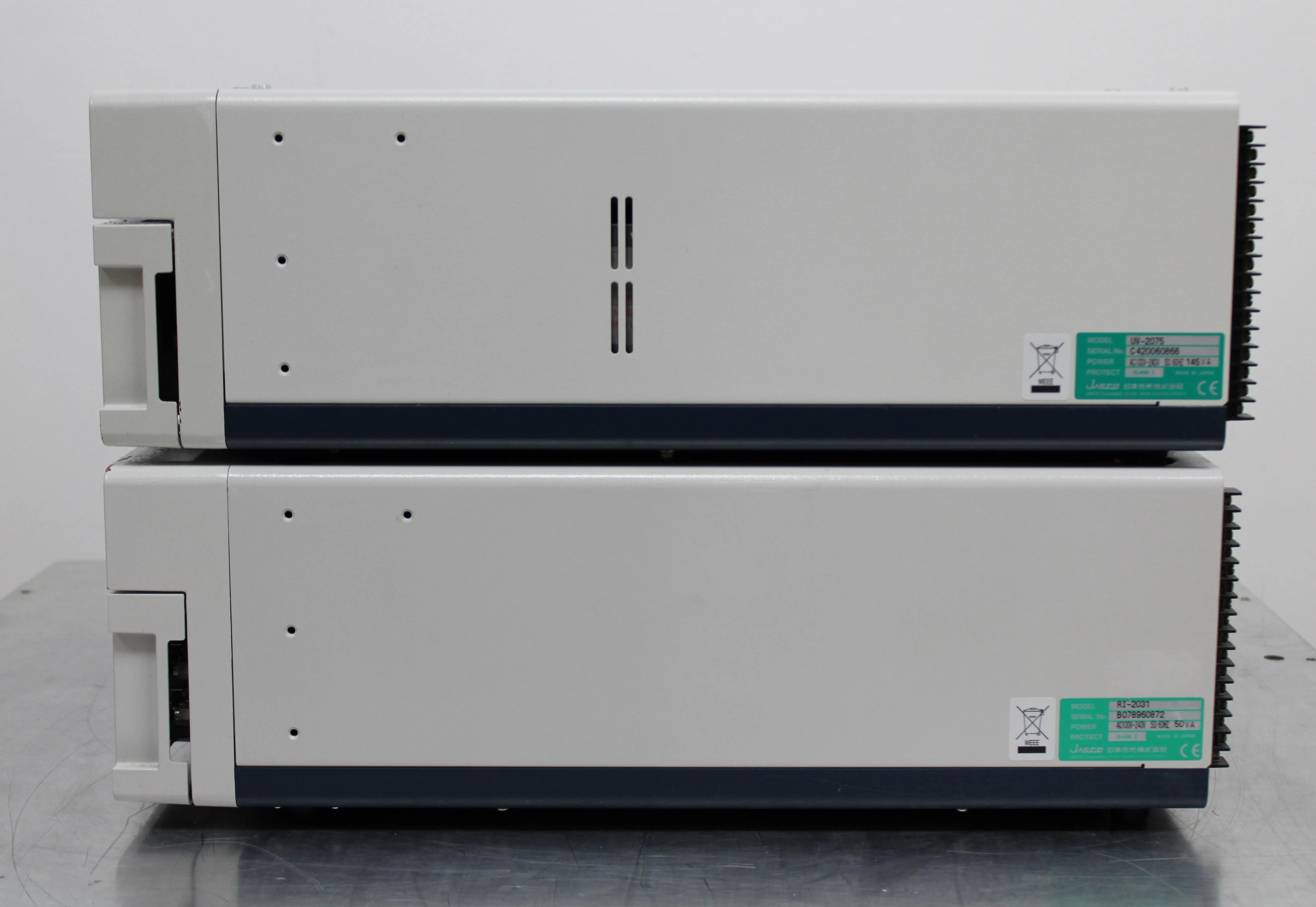 JASCO HPLC SYSTEM with Manual Sample Injector 7225i, LC-NET II/ADC,  PU-2089, UV-2075, RI-2031